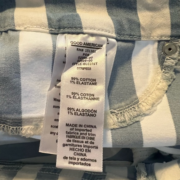 Good American Womens Blue High Rise Denim Ankle Cropped Jeans EUC Size 6/28 - Picture 7 of 7